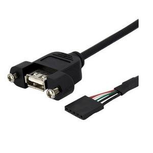 STARTECH 3ft Panel Mount USB A USB Header Cable-preview.jpg